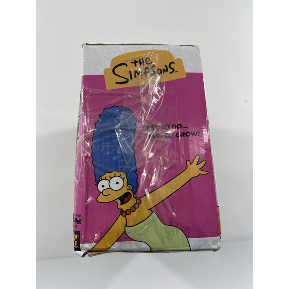Homer Simpson Chia Pet 2024 The Simpsons Hedge Meme Decorative Planter New - Picture 4 of 6